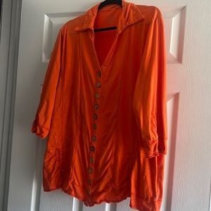 3/4 Sleeve Neon Buddha top